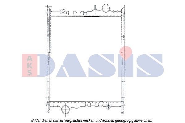 AKS DASIS Radiaator,mootorijahutus 440248N